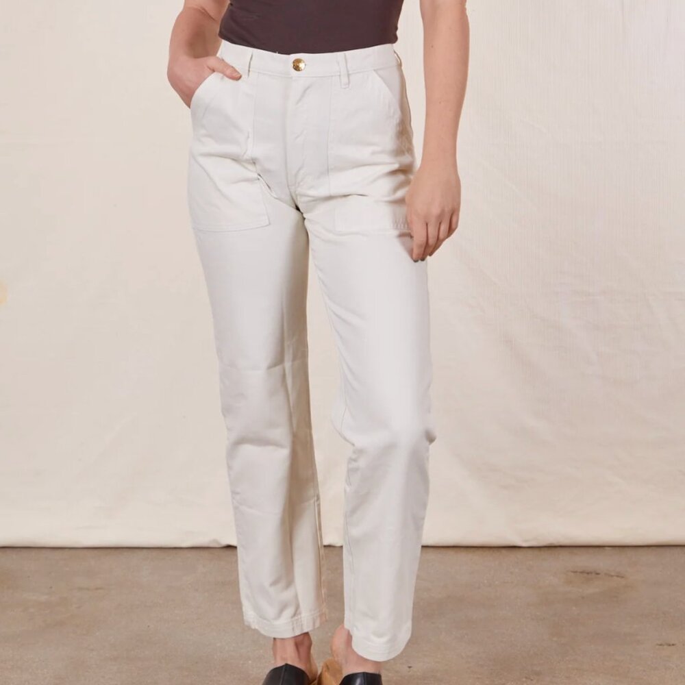 Big Bud Press Work Pants - Vintage Tee White Small